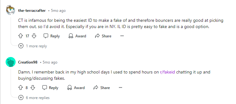 fake id reddit